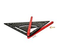 Rafter Square Tool Triangles Ruler Rafter Square Raptor Carpentry Squares with Jigs Block Layout Measuring Tool Triangle Ruler Metal