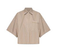 Rag & Bone, Femme, Blouses et Chemises, Beige, Taille: 38 FR Marin Short-Sleeve Striped Shirt