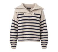Rag & Bone, Femme, Pulls, Beige, Taille: 38 FR Pull Col Roulé avec Fermeture Éclair