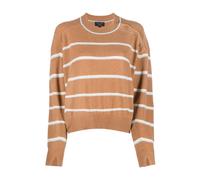 Rag & Bone, Femme, Pulls, Beige, Taille: 42 FR Pull à Rayures en Cachemire Beige