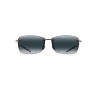 Maui Jim Lighthouse Lunettes de Soleil, Phare Gris Noir, M Mixte