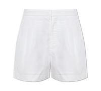 Rag & Bone - Pleated Shorts - Femme - Shorts - Blanc - Taille: 38 FR