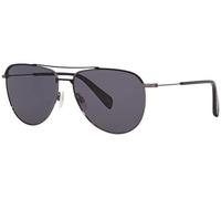 RAG & BONE RNB1050/G/S, Lunettes de soleil Femme, MATTE BLACK DARK RUTHENIUM, 59