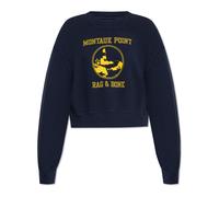 Rag & Bone - SweaT-shirt imprimé - Femme - Sweatshirts et sweats à capuche - Bleu - Taille: 36 FR