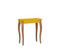 RAGABA LILLO Table console avec pieds décapotables 65 x 35 cm | Bois massif de FSC, Facilité de montage | Jaune Balai