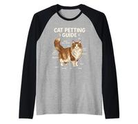 Ragamuffin Cat Petting Guide Funny Cat Lover (en Anglais) Manche Raglan