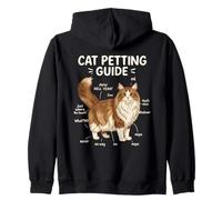 Ragamuffin Cat Petting Guide Funny Cat Lover (en Anglais) Sweat à Capuche