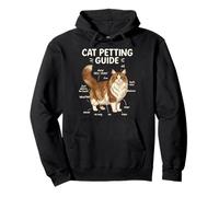 Ragamuffin Cat Petting Guide Funny Cat Lover (en Anglais) Sweat à Capuche