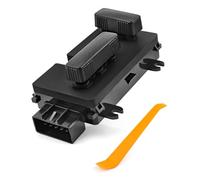 RAGBUSCLE 12450166 Interrupteur de Siège Électrique Ajustable Contrôle du Dossier pour Côté Conducteur Avant Gauche à 12 Broches Compatible avec Chevrolet Silverado 1500-3500 Suburban, GMC Sierra