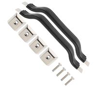 RAGBUSCLE 55009801K Kit de Sangle de Poignée de Porte Intérieure Compatible avec Jeep CJ-5 1976-1983, CJ-7 1976-1986, CJ-8 1981-1986, Wrangler YJ 1987-1995, Avant Gauche et Droite