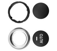 RAGBUSCLE A/C Air Conditioning Knob Control, A/C Climate Control Knob Cover, Compatible With BMW 520i 2012-2016, 528i 2012-2016, 640i 2011-2016, Replaces 61319393931, 4 Pcs