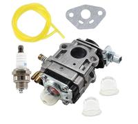 RAGDAA Kit de carburateur 10 mm for Weedeater 1E34F 1E36F TU26 TL26 Broussoir Cutter 26cc 33cc Cutter Bruster Grass Trimmer Accessoires Pièces