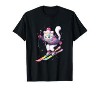 Ragdoll Chat Ski Ski Hiver Neige T-Shirt