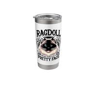 Ragdoll est bien plus qu'un joli visage pour les amoureux des chats Ragdolls Gobelet isotherme en acier inoxydable double paroi