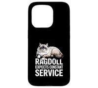 Ragdoll Expects Constant Service Chat Drôle Coque pour iPhone 15 Pro