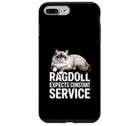 Ragdoll Expects Constant Service Chat Drôle Coque pour iPhone 7 Plus/8 Plus