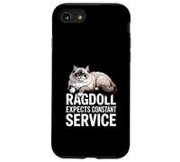 Ragdoll Expects Constant Service Chat Drôle Coque pour iPhone SE (2020) / 7/8