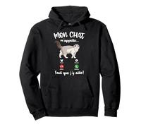 Ragdoll Mon Chat m'appelle Humour Femme Fille Chat Chaton Sweat à Capuche
