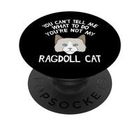 Ragdoll Vêtements pour Chat - Design Mignon et Amusant de propriétaire de Chats PopSockets PopGrip Adhésif