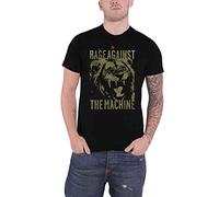 Rage Against The Machine T Shirt Pride Band Logo Nouveau Officiel Homme Noir Size M