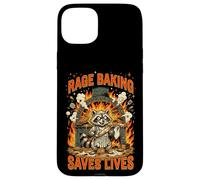 Rage Baking Sauve des Vies | Un Boulanger aux Raton Laveur Coque pour iPhone 15 Plus