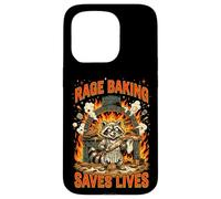 Rage Baking Sauve des Vies | Un Boulanger aux Raton Laveur Coque pour iPhone 15 Pro