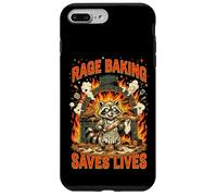 Rage Baking Sauve des Vies | Un Boulanger aux Raton Laveur Coque pour iPhone 7 Plus/8 Plus