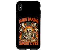 Rage Baking Sauve des Vies | Un Boulanger aux Raton Laveur Coque pour iPhone XS Max