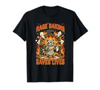 Rage Baking Sauve des Vies | Un Boulanger aux Raton Laveur T-Shirt