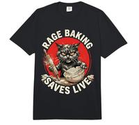Rage Baking Sauve en Direct Le Chat en colère Chaos Kitty Comfort Colors Adult Heavyweight T-Shirt