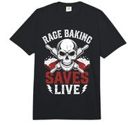Rage Baking Saves Live Fun Metalhead Stress Baker Hardcore Comfort Colors Adult Heavyweight T-Shirt