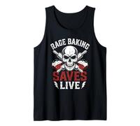 Rage Baking Saves Live Fun Metalhead Stress Baker Hardcore Débardeur