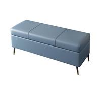 Rage Bench Organiseur de chaussures élégant avec compartiment caché Idéal pour chambre à coucher, salon, entrée Noir Compact 15.7 in / 40 cm