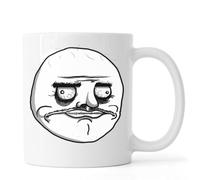 Rage Comic Me Gusta I Like Meme Tasse en céramique Blanc