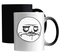 Rage Comic Me Gusta I Like Meme Tasse magique en céramique Blanc