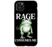 Rage Consumes Me Frog Funny Sarcastic Angry Humour Toad Fart Coque pour iPhone 11 Pro Max