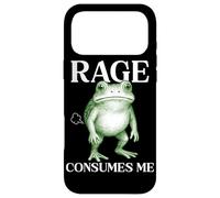 Rage Consumes Me Frog Funny Sarcastic Angry Humour Toad Fart Coque pour iPhone 17 Pro Max