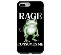 Rage Consumes Me Frog Funny Sarcastic Angry Humour Toad Fart Coque pour iPhone 7 Plus/8 Plus