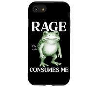 Rage Consumes Me Frog Funny Sarcastic Angry Humour Toad Fart Coque pour iPhone SE (2020) / 7/8