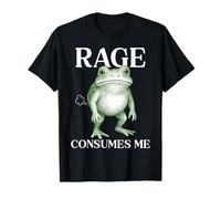 Rage Consumes Me Frog Funny Sarcastic Angry Humour Toad Fart T-Shirt