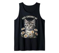 Rage Consumes Me Funny Cat Meme Débardeur