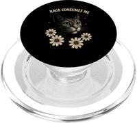 Rage Consumes Me Funny Cat Meme PopSockets PopGrip pour MagSafe
