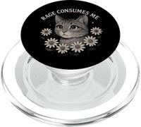 Rage Consumes Me Funny Cat Meme PopSockets PopGrip pour MagSafe