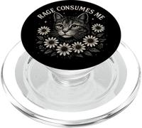 Rage Consumes Me Funny Cat Meme PopSockets PopGrip pour MagSafe