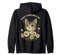 Rage Consumes Me Funny Cat Meme Sweat à Capuche