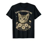 Rage Consumes Me Funny Cat Meme T-Shirt