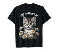 Rage Consumes Me Funny Cat Meme T-Shirt