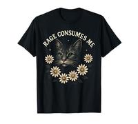 Rage Consumes Me Funny Cat Meme T-Shirt