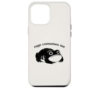 Rage Consumes Me Funny Frog Unhinged Silly Graphic Coque pour iPhone 12 Pro Max