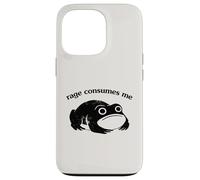 Rage Consumes Me Funny Frog Unhinged Silly Graphic Coque pour iPhone 13 Pro